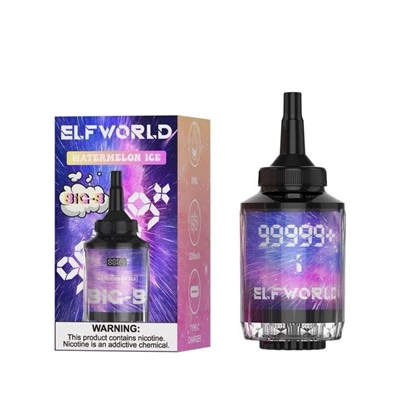Elfworld BIG-B 99999+PUFFS Puffs bir martalik vape ulgurji savdosi