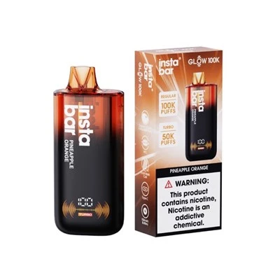 Insta Instabar Glow 100K Puffs bir martalik vape ulgurji
