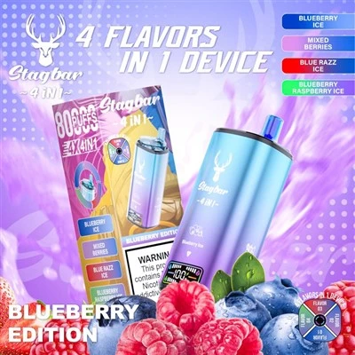 Stagbar 4 in 1 80000 Puffs bir martalik vape ulgurji savdosi