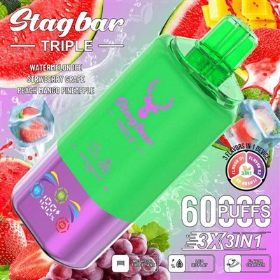Stagbar Triple 60000 Puffs bir martalik vape ulgurji